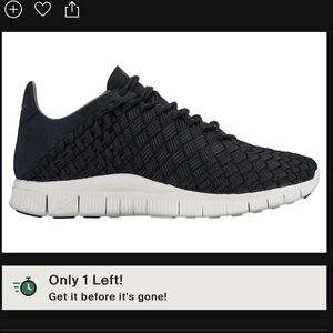 Nike Free Inneva Woven Black Size 10.5